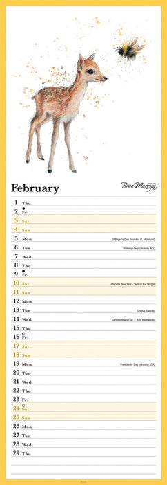 2024 Bree Merryn Slimline Calendar