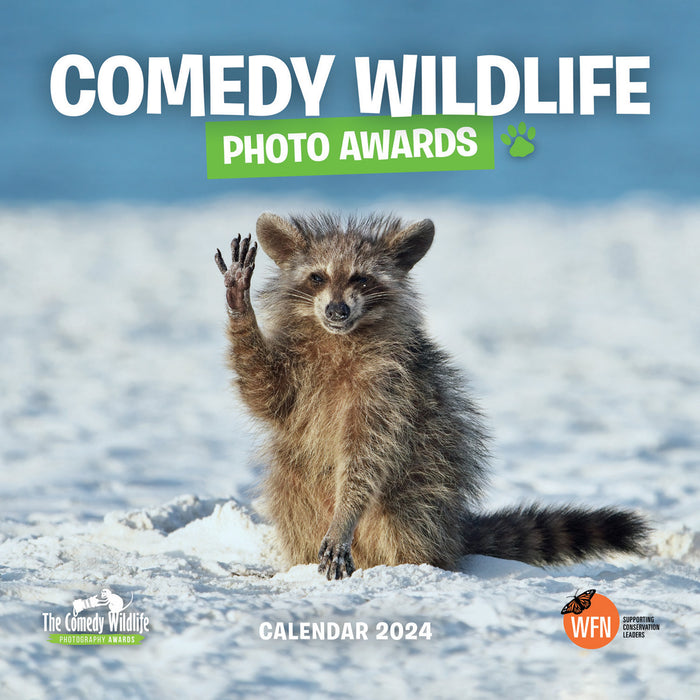 2024 Comedy Wildlife Photography Awards Wall Calendar