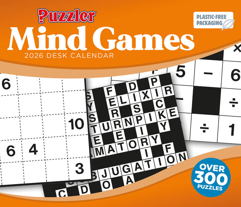 Mind Games Puzzler 2026 Page-A-Day Calendar