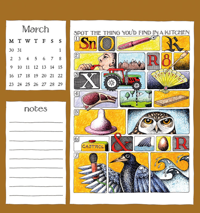 Simon Drew 2026 Desk Easel