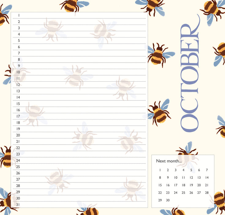 Emma Bridgewater Birthday Candles 2026 Square Wall Calendar