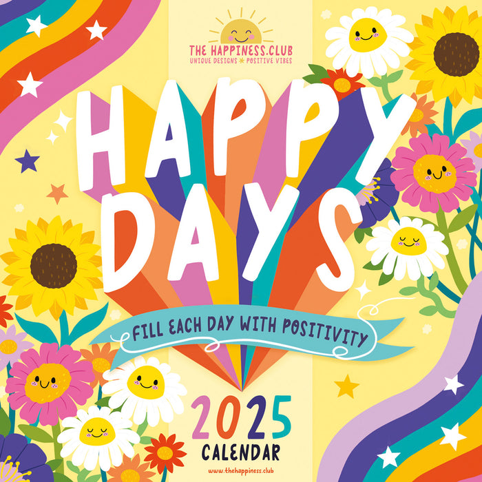 2025 The Happiness Club Wall Calendar