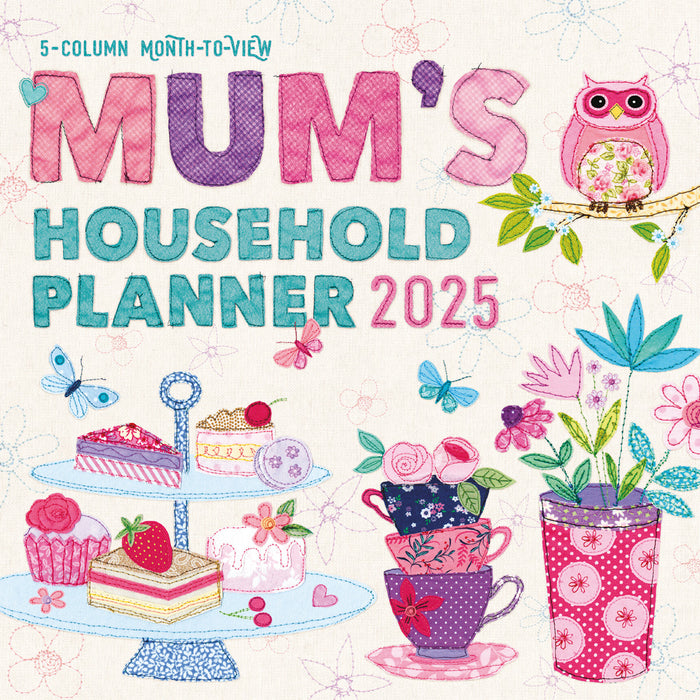 2025 Mums Fabric Household Planner Wall Calendar