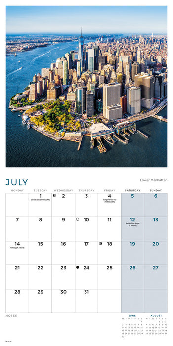 2025 New York Mini Wall Calendar