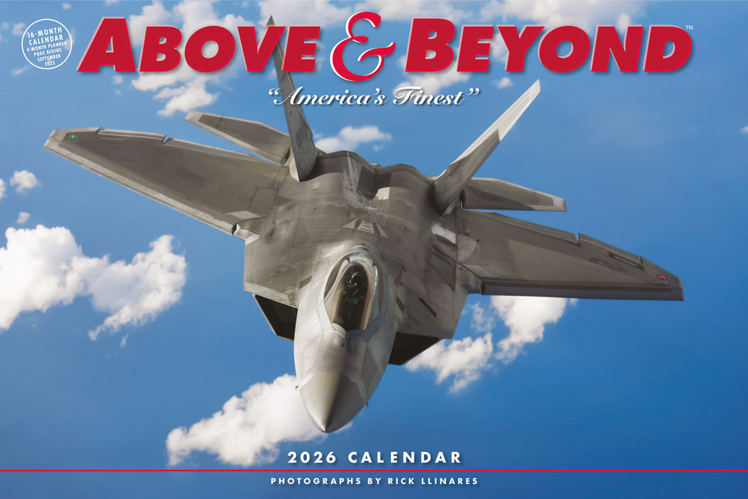 Above and Beyond 2026 Large Wall Calendar