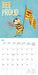 Bee Happy 2026 Mini Wall Calendar