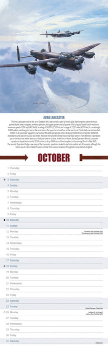 Legends of WWII 2026 Slimline Wall Calendar