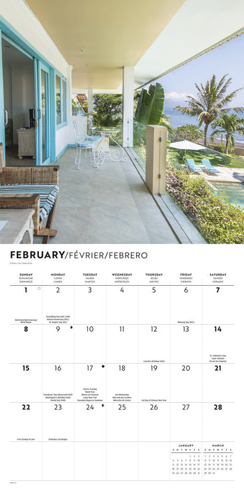 On the Porch 2026 Square Wall Calendar