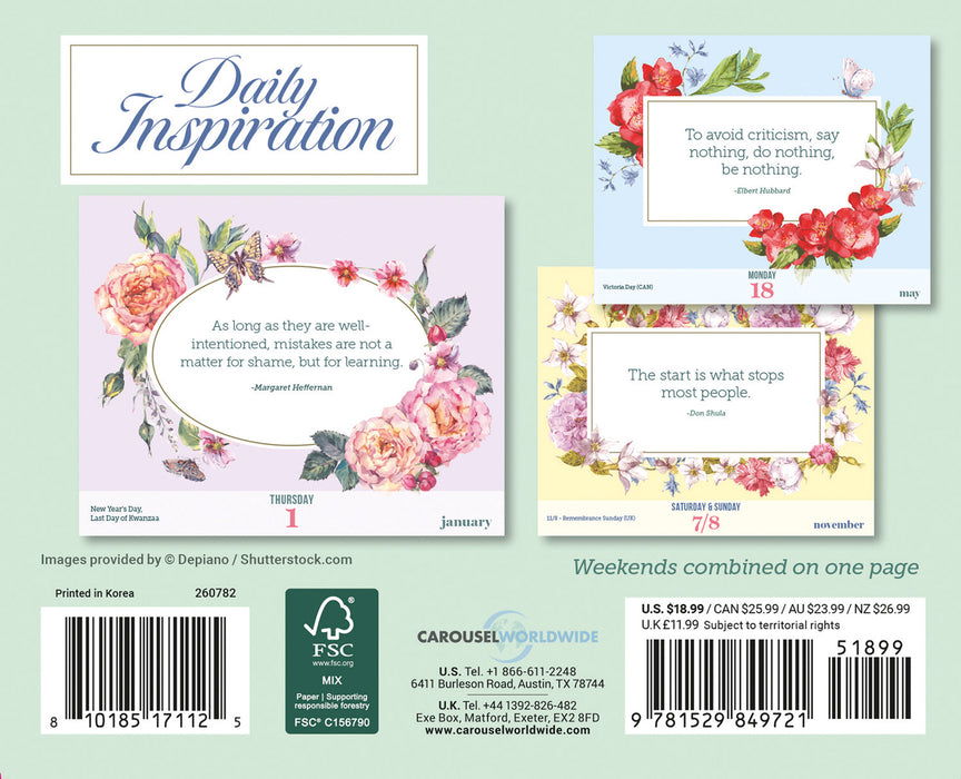Daily Inspiration 2026 Page-A-Day Calendar