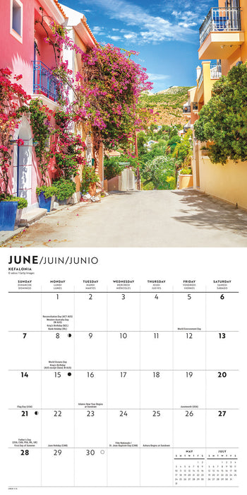 Greek Isles 2026 Mini Wall Calendar