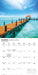 Island Paradise 2026 Mini Wall Calendar