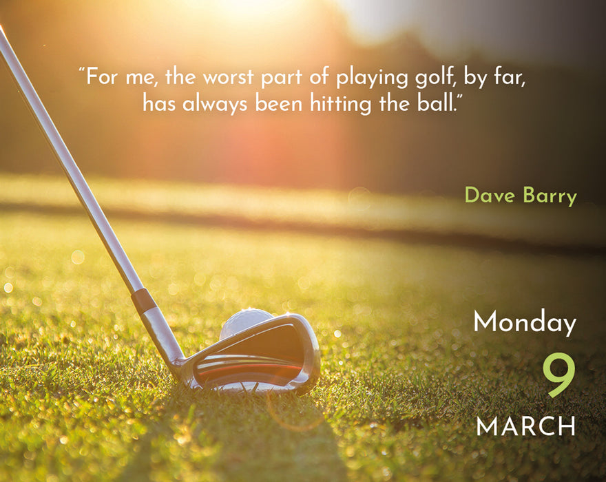 Golf Quips 2026 Mini Page-A-Day Calendar