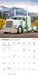 Trucks 2026 Square Wall Calendar