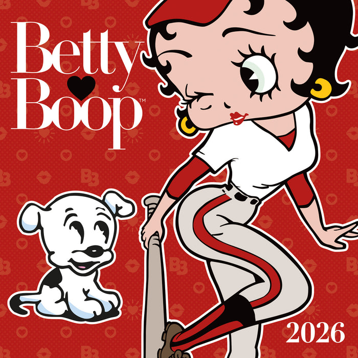 Betty Boop 2026 Square Wall Calendar