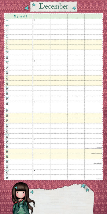 Gorjuss 2026 Square Wall Calendar