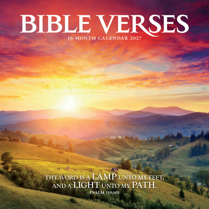Bible Verses 2027 Square Wall Calendar