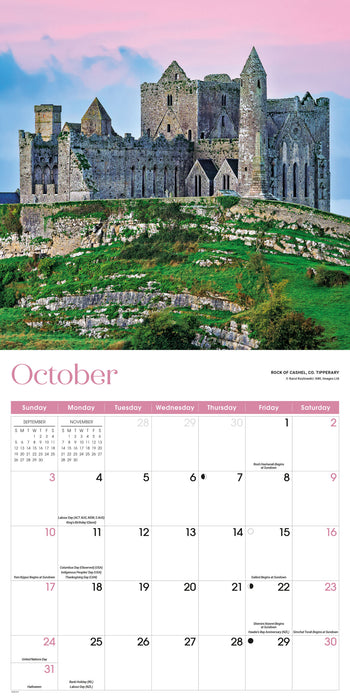 Ireland 2027 Square Wall Calendar