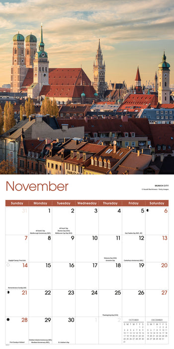 Germany 2027 Square Wall Calendar