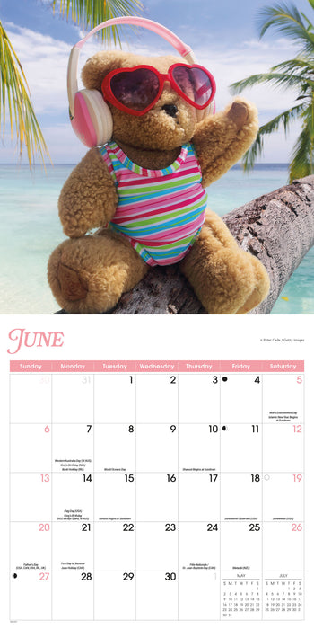 Teddy Bears 2027 Square Wall Calendar