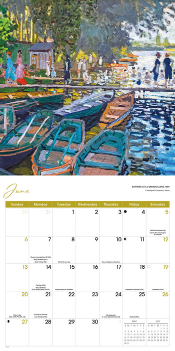 Monet 2027 Square Wall Calendar