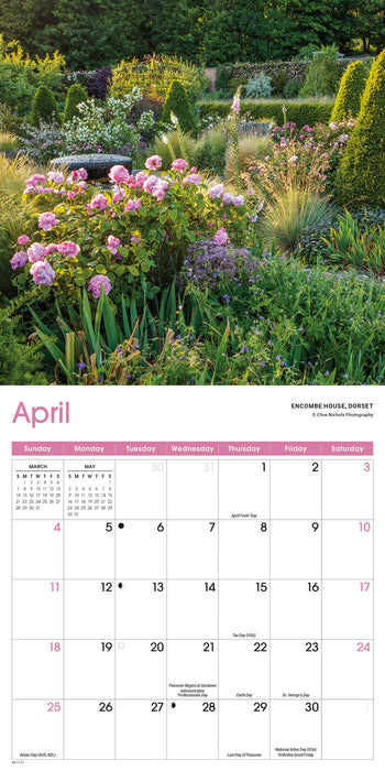 Gardens 2027 Mini Wall Calendar