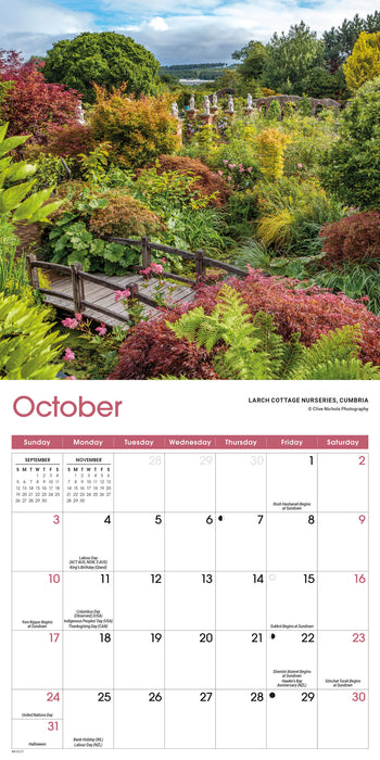 Gardens 2027 Mini Wall Calendar