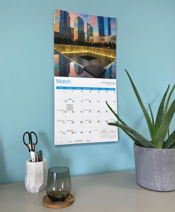 New York 2027 Square Wall Calendar