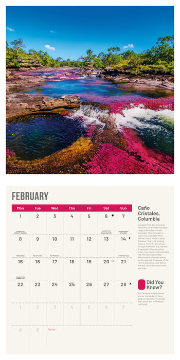 Amazing Planet 2027 Square Wall Calendar