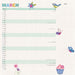 Mums Fabric Household 2027 Square Wall Calendar