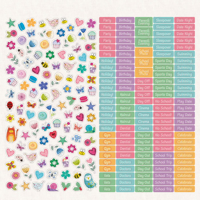 Mums Fabric Household 2027 Square Wall Calendar