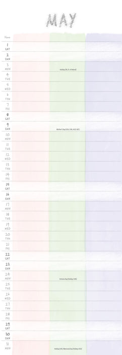 You Me and Us 2027 Slimline Wall Calendar