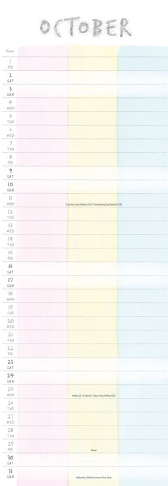 You Me and Us 2027 Slimline Wall Calendar