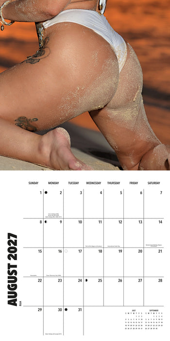 Hot Buns 2027 Square Wall Calendar