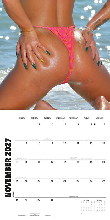 Hot Buns 2027 Square Wall Calendar