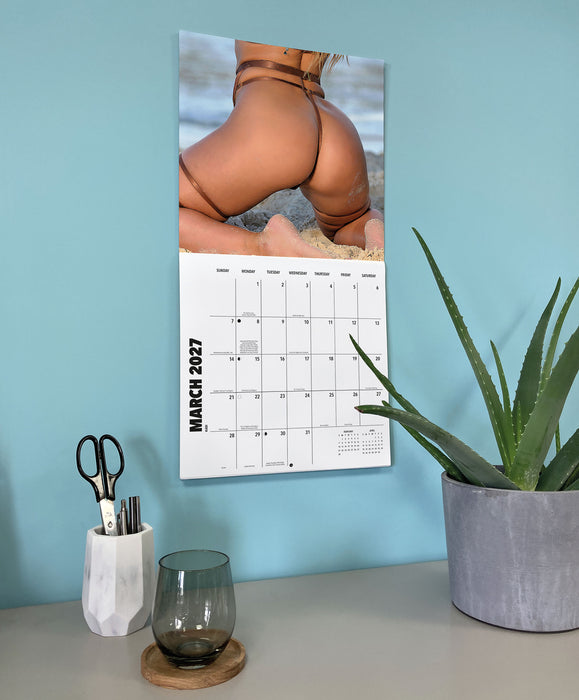 Hot Buns 2027 Square Wall Calendar