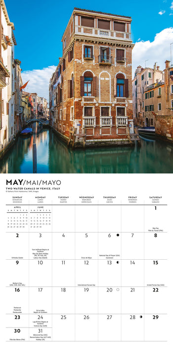 Passport to the World 2027 Mini Wall Calendar