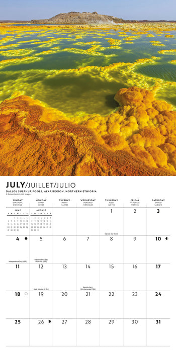 Passport to the World 2027 Mini Wall Calendar