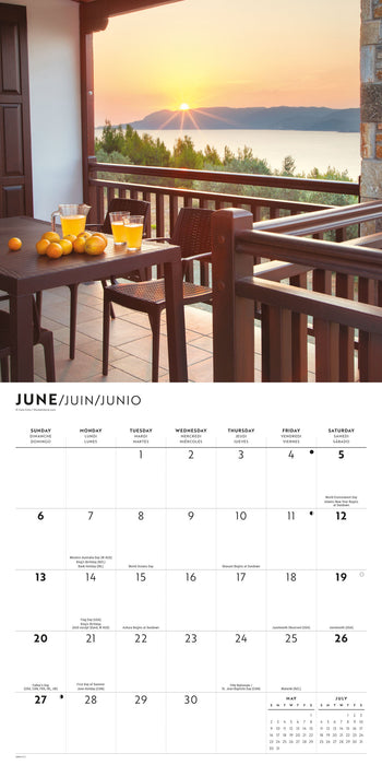 On the Porch 2027 Square Wall Calendar