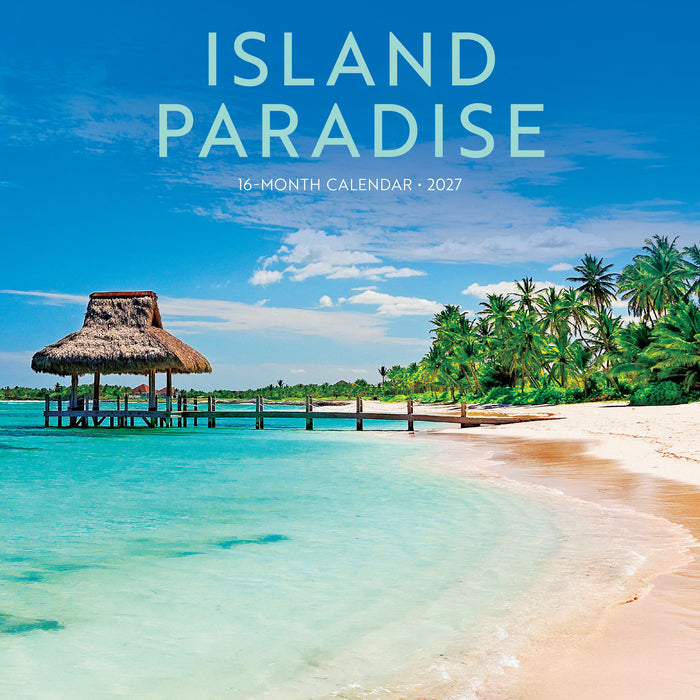 Island Paradise 2027 Mini Wall Calendar