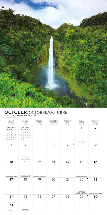 Hawaii 2027 Square Wall Calendar