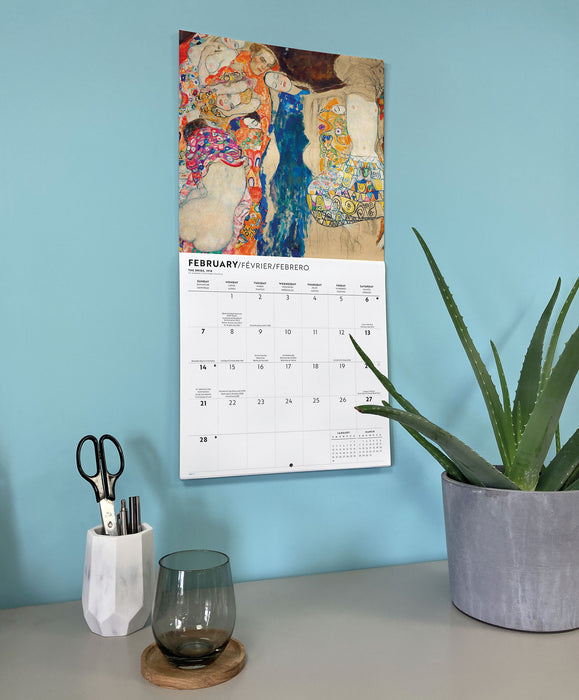 Klimt 2027 Square Wall Calendar