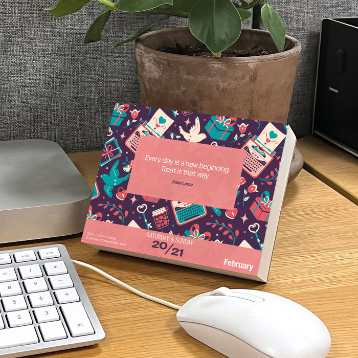 Positivity Vibes Only 2027 Page-A-Day Calendar
