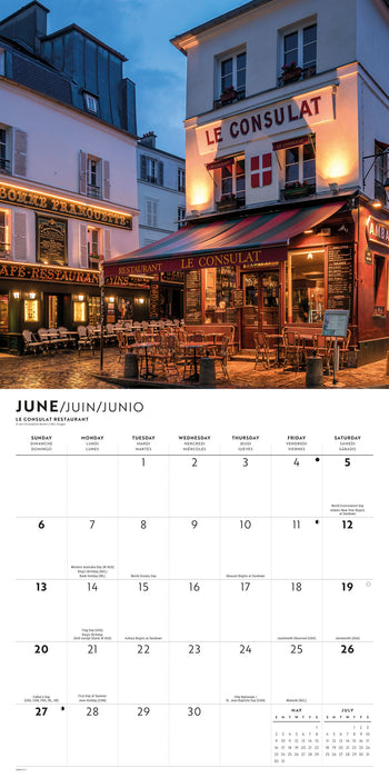 A Parisian Lifestyle 2027 Square Wall Calendar