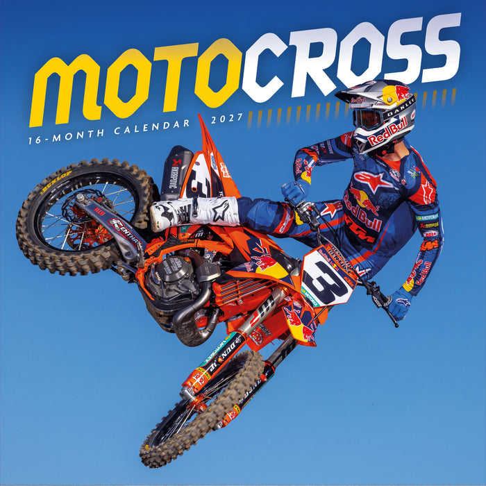 Motocross 2027 Square Wall Calendar