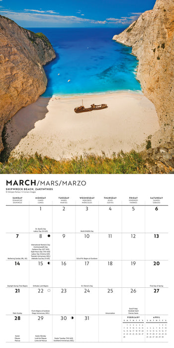 Greek Isles 2027 Mini Wall Calendar