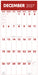 Mega Grid 2027 Square Wall Calendar