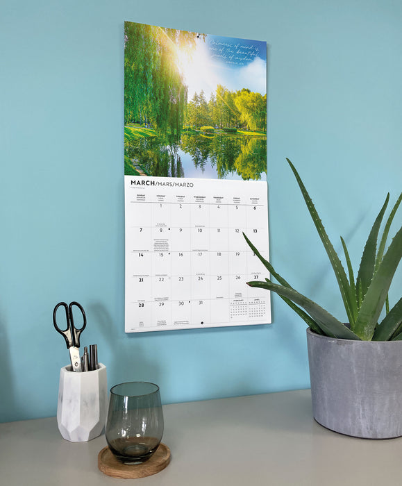 Tranquillity 2027 Square Wall Calendar