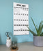 Big Letters Big Numbers 2027 Square Wall Calendar