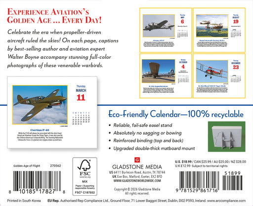 Golden Age of Flight 2027 Page-A-Day Calendar