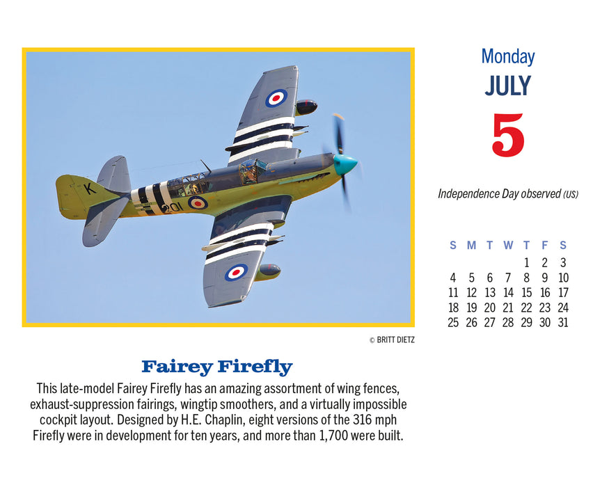 Golden Age of Flight 2027 Page-A-Day Calendar